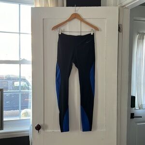 Nike Dri Fit Women’s Full Length Color Block Athletic Leggings Size Small